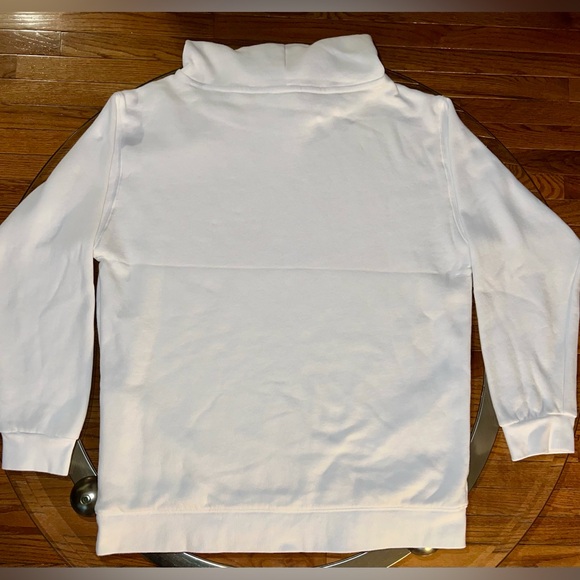 VS PINK~ White Sweatshirt w/ Red Dog Bling Design - Picture 3 of 14